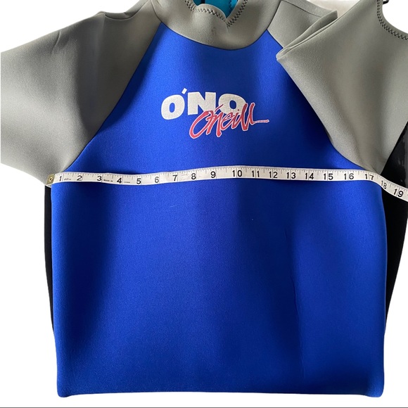 Vtg Wetsuit O'NO O'Neill Blue Grey Men's Size XL - Picture 8 of 11